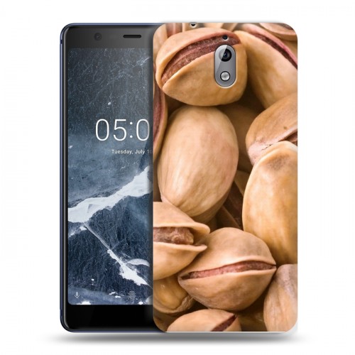 Дизайнерский силиконовый чехол для Nokia 3.1 Орехи