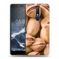 Дизайнерский пластиковый чехол для Nokia 5.1 Орехи