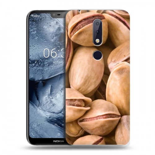 Дизайнерский пластиковый чехол для Nokia 6.1 Plus Орехи