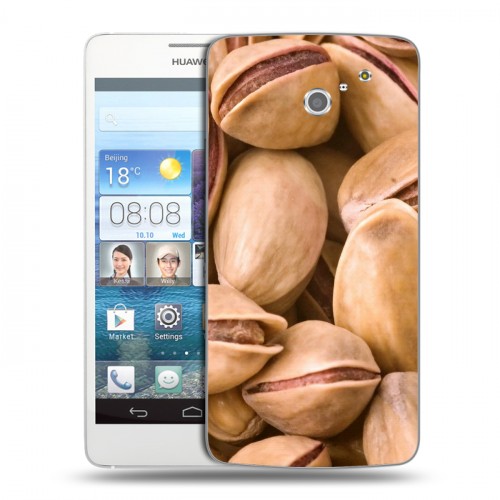 Дизайнерский пластиковый чехол для Huawei Ascend D2 Орехи