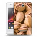 Дизайнерский пластиковый чехол для Sony Xperia E Орехи