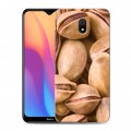 Дизайнерский силиконовый с усиленными углами чехол для Xiaomi RedMi 8A Орехи