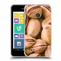 Дизайнерский пластиковый чехол для Nokia Lumia 530 Орехи