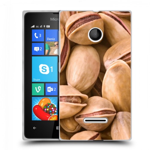 Дизайнерский пластиковый чехол для Microsoft Lumia 435 Орехи