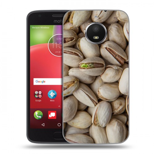 Дизайнерский силиконовый чехол для Motorola Moto E4 Plus Орехи