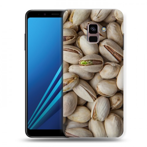 Дизайнерский пластиковый чехол для Samsung Galaxy A8 Plus (2018) Орехи