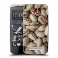 Дизайнерский пластиковый чехол для HTC Desire 500 Орехи