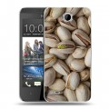 Дизайнерский пластиковый чехол для HTC Desire 300 Орехи