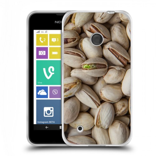 Дизайнерский пластиковый чехол для Nokia Lumia 530 Орехи