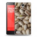 Дизайнерский пластиковый чехол для Xiaomi RedMi Note Орехи