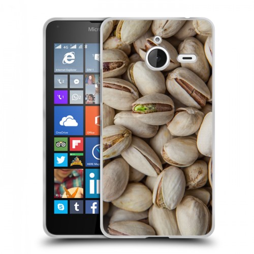 Дизайнерский пластиковый чехол для Microsoft Lumia 640 XL Орехи