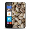 Дизайнерский силиконовый чехол для Microsoft Lumia 430 Dual SIM Орехи