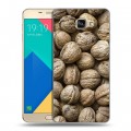 Дизайнерский силиконовый чехол для Samsung Galaxy A9 Орехи