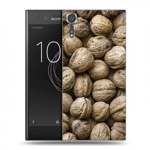 Дизайнерский пластиковый чехол для Sony Xperia XZs Орехи