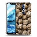 Дизайнерский пластиковый чехол для Nokia 5.1 Plus Орехи