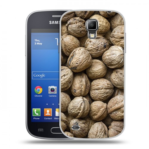 Дизайнерский пластиковый чехол для Samsung Galaxy S4 Active Орехи