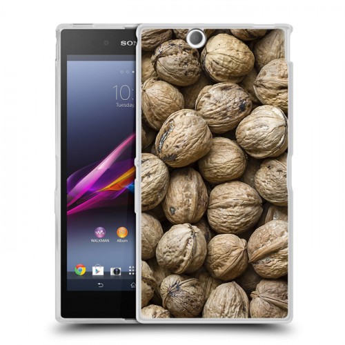 Дизайнерский пластиковый чехол для Sony Xperia Z Ultra  Орехи