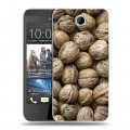 Дизайнерский пластиковый чехол для HTC Desire 300 Орехи