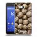 Дизайнерский пластиковый чехол для Sony Xperia E4g Орехи