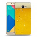 Дизайнерский силиконовый чехол для Samsung Galaxy A9 Пузырьки пива