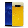 Дизайнерский силиконовый чехол для Samsung Galaxy Note 8 Пузырьки пива