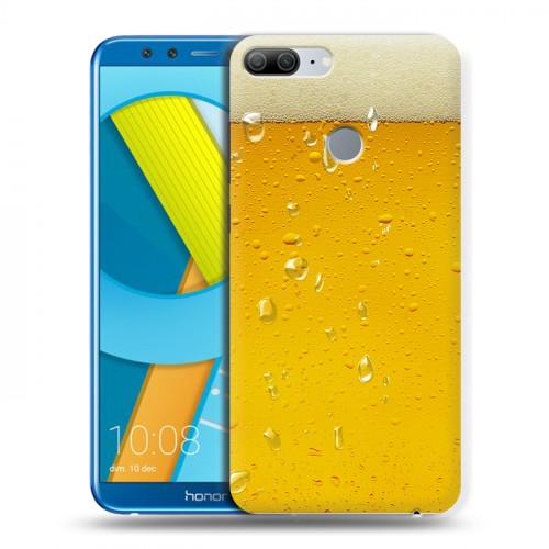 Дизайнерский пластиковый чехол для Huawei Honor 9 Lite Пузырьки пива