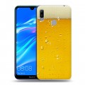 Дизайнерский пластиковый чехол для Huawei Y6 (2019) Пузырьки пива