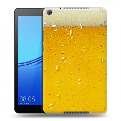 Дизайнерский силиконовый чехол для Huawei MediaPad M5 lite 8 Пузырьки пива