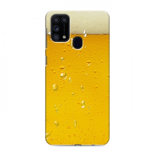 Дизайнерский силиконовый чехол для Samsung Galaxy M31 Пузырьки пива