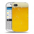 Дизайнерский пластиковый чехол для BlackBerry Q10 Пузырьки пива