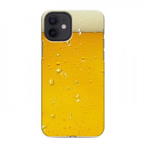 Дизайнерский силиконовый чехол для Iphone 12 Пузырьки пива