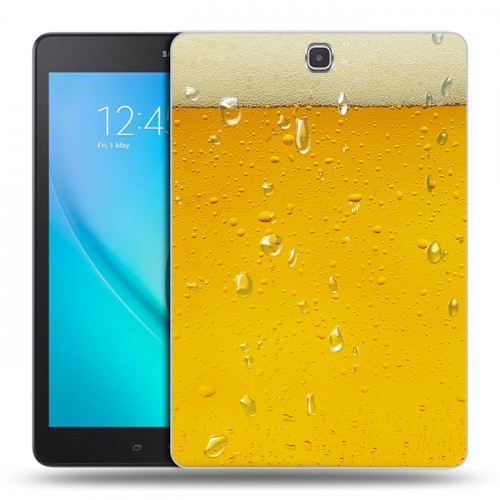 Дизайнерский силиконовый чехол для Samsung Galaxy Tab A 9.7 Пузырьки пива