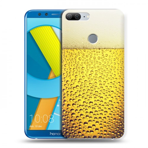 Дизайнерский пластиковый чехол для Huawei Honor 9 Lite Пузырьки пива