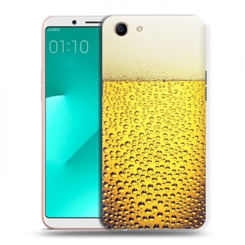 Дизайнерский пластиковый чехол для OPPO A83 Пузырьки пива