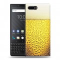 Дизайнерский пластиковый чехол для BlackBerry KEY2 Пузырьки пива