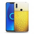 Дизайнерский силиконовый чехол для Alcatel 5V Пузырьки пива