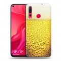 Дизайнерский пластиковый чехол для Huawei Nova 4 Пузырьки пива