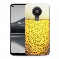 Дизайнерский силиконовый чехол для Nokia 3.4 Пузырьки пива