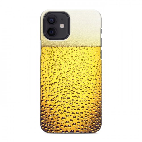 Дизайнерский силиконовый чехол для Iphone 12 Пузырьки пива