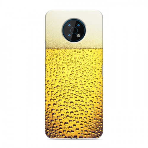 Дизайнерский пластиковый чехол для Nokia G50 Пузырьки пива