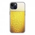 Дизайнерский пластиковый чехол для Iphone 14 Пузырьки пива