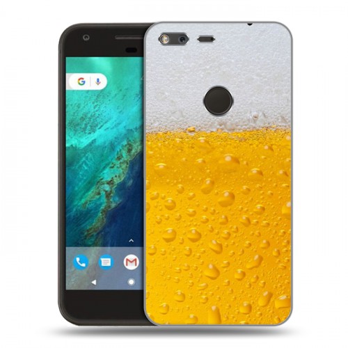Дизайнерский пластиковый чехол для Google Pixel Пузырьки пива