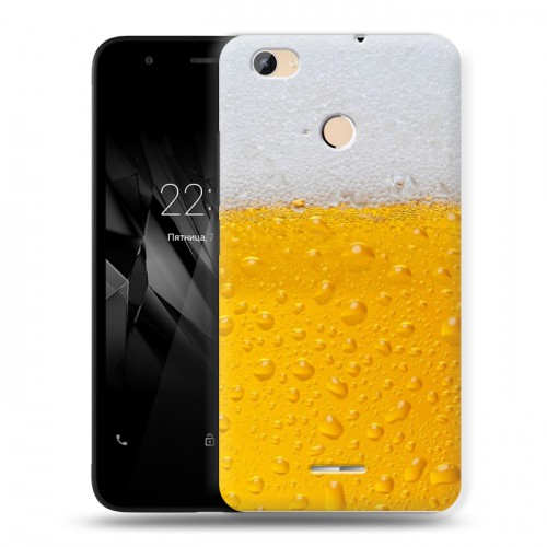 Дизайнерский силиконовый чехол для Micromax Canvas Juice 4 Q465 Пузырьки пива