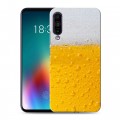 Дизайнерский силиконовый чехол для Meizu 16T Пузырьки пива