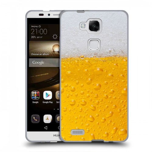 Дизайнерский силиконовый чехол для Huawei Ascend Mate 7 Пузырьки пива