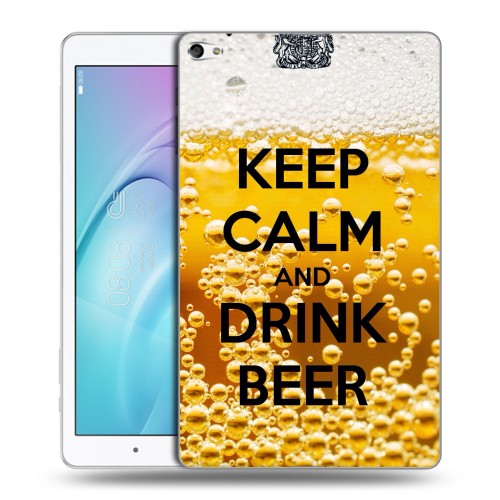 Дизайнерский силиконовый чехол для Huawei MediaPad T2 10.0 Pro Пузырьки пива