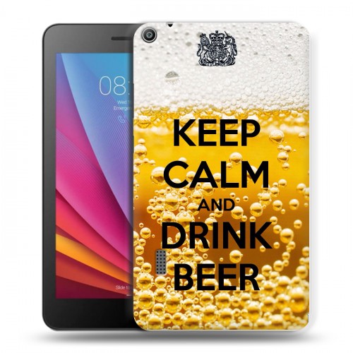 Дизайнерский силиконовый чехол для Huawei MediaPad T3 7 Пузырьки пива