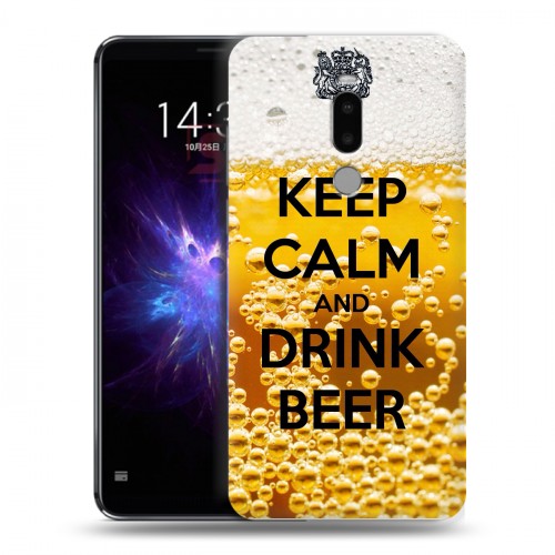 Дизайнерский силиконовый чехол для Meizu Note 8 Пузырьки пива