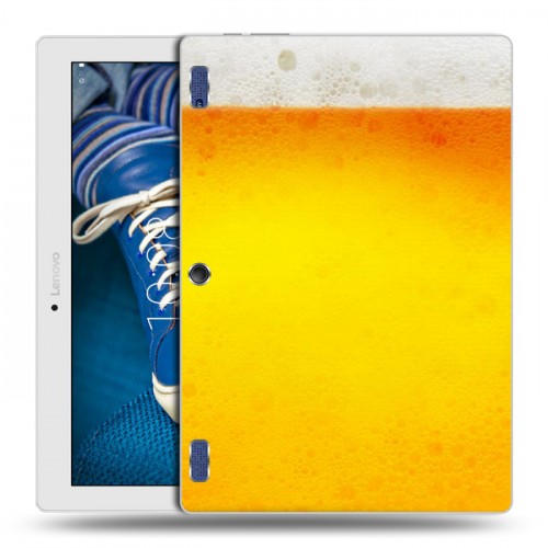 Дизайнерский силиконовый чехол для Lenovo Tab 2 A10-30 Пузырьки пива