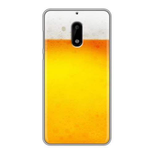 Дизайнерский пластиковый чехол для Nokia 6 Пузырьки пива